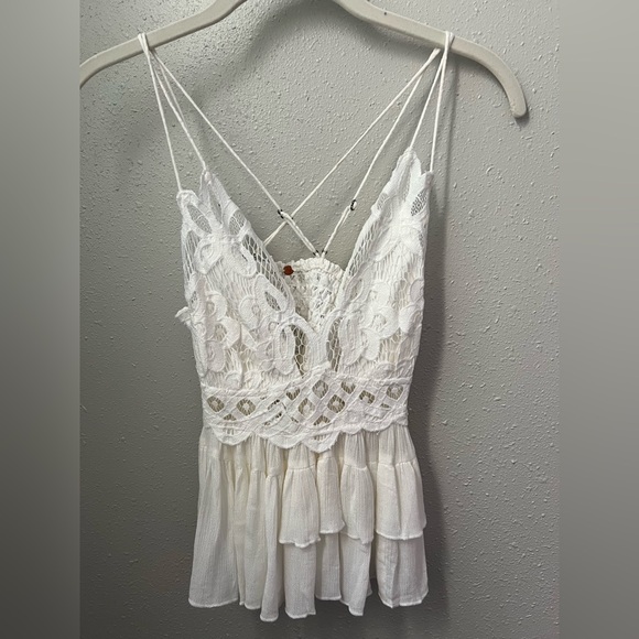 New Free People Adella Cami in White Size XS - Picture 2 of 8